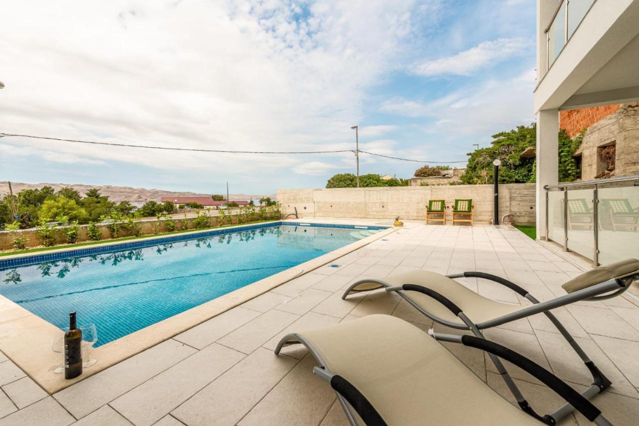 Villa Stella With Pool And Seaview Karlobag Exterior foto